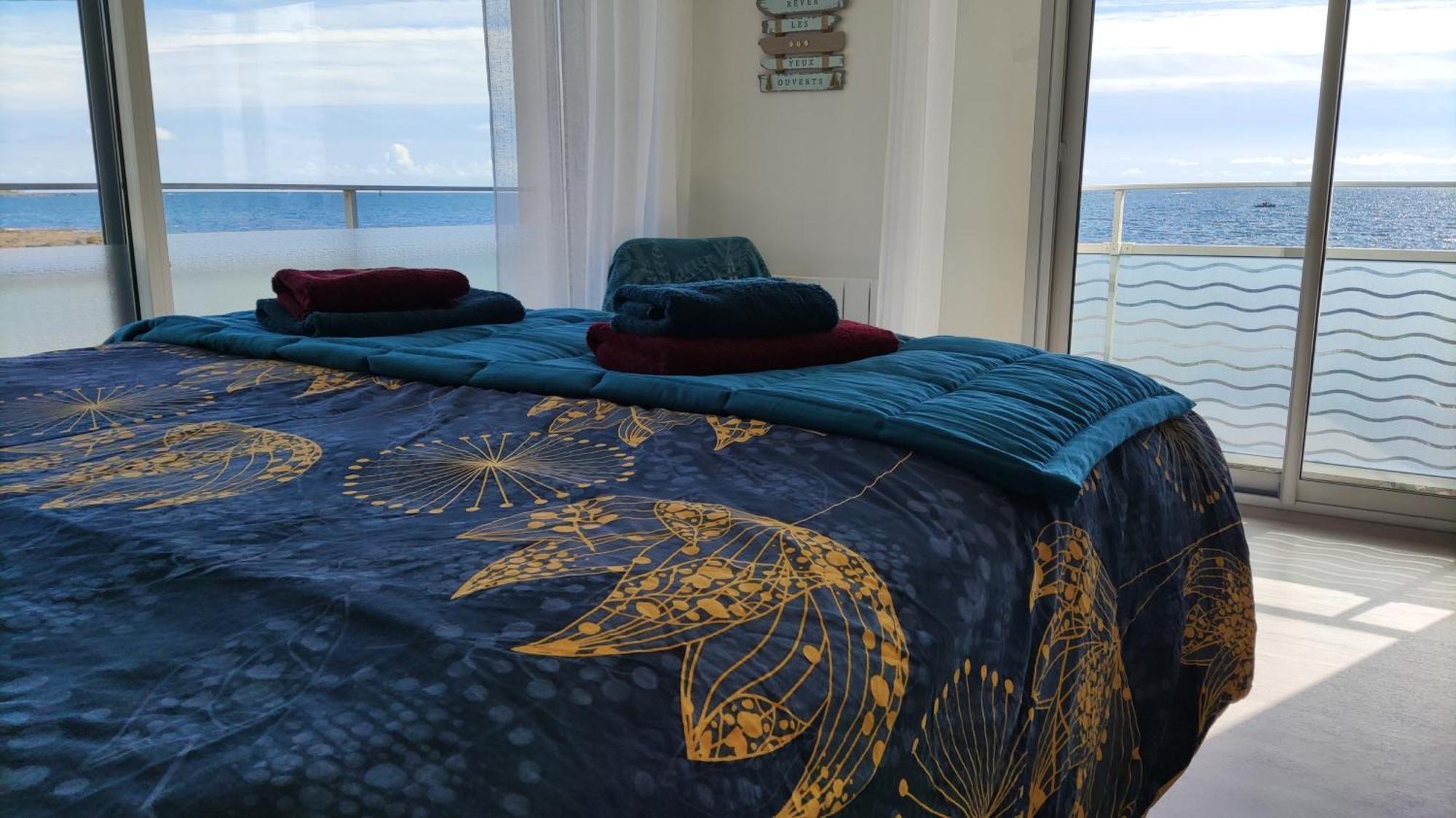Appartement T3 De 74M2 Tres Lumineux Vue Panoramique Mer Et Plages Concarneau Dış mekan fotoğraf